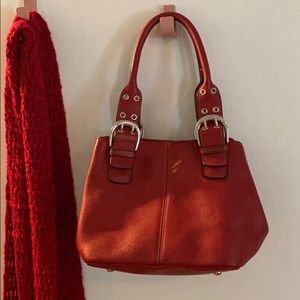 Red Leather Handbag